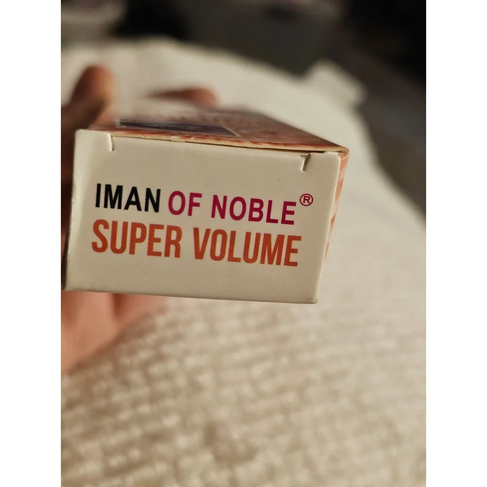 Iman of Noble White Mascara Super Volume Waterproof Makeup 12g New